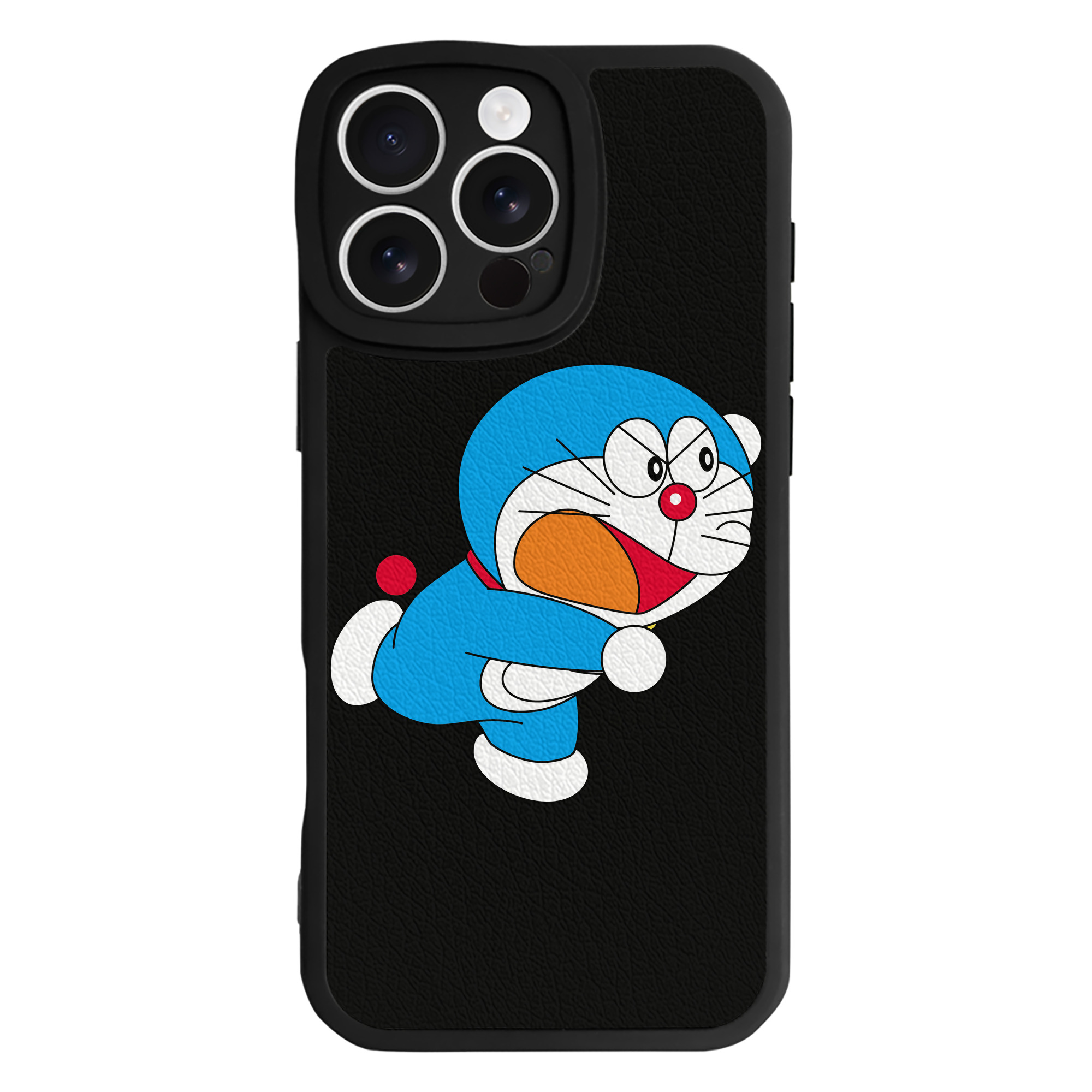（画像用） ドラえもん Doraemon 【iPhone 16シリーズ対応】シリコンスマホケース（レザー調） 材質：シリコン